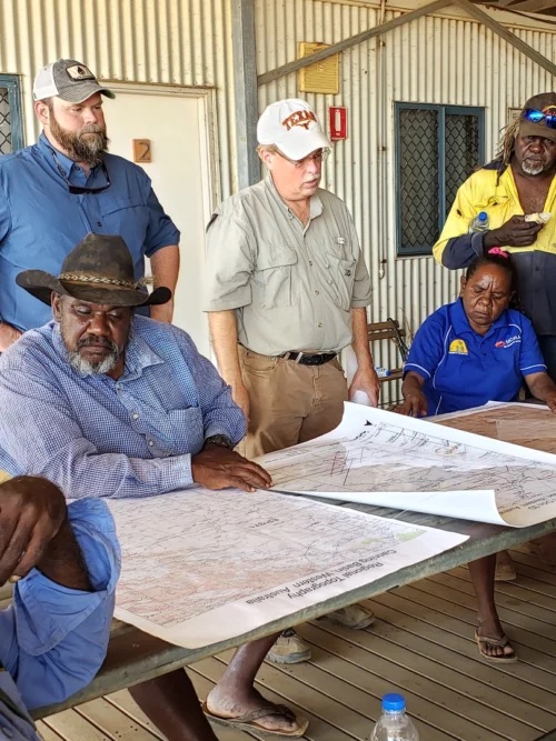 Black Mountain Energy leadership in discussion