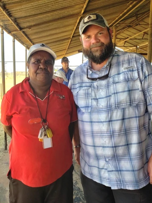 Black Mountain Energy team members on site
