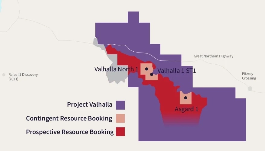 Project Valhalla location, Fitzroy Trough